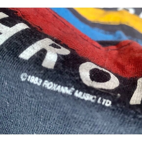 The POLICE Vintage SYNCHRONICITY Concert Tee - Authentic 1983 Tour T-Shirt - Picture 4 of 5